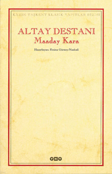 Altay Destanı - Maaday Kara - Karton Kapak