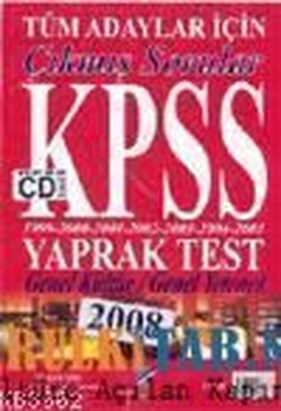 2007 Genel Yetenek Kültür Genel Yetenek Yaprak Test