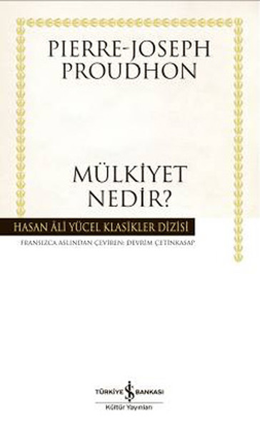 Mülkiyet Nedir?-Hasan Ali Yücel Kla