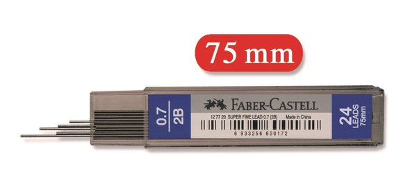 Faber-Castell Super Fine 07mm 2B 60mm