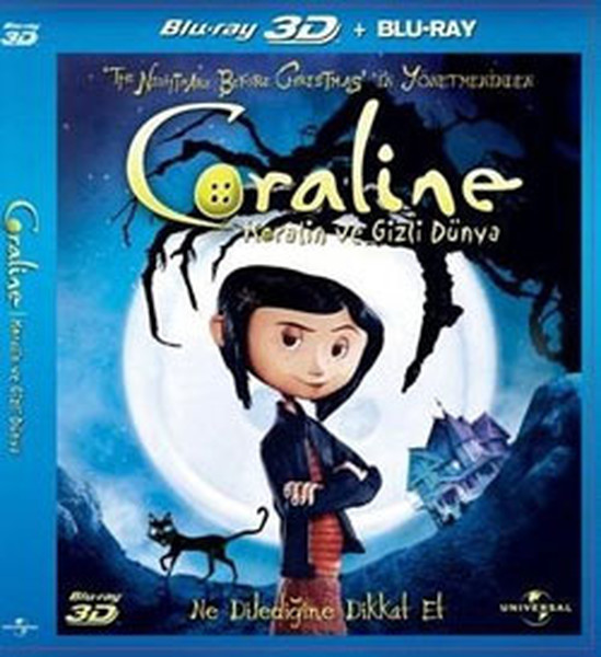 Coraline (3D) - Koralin Ve Gizli Dunya (3 Boyutlu)