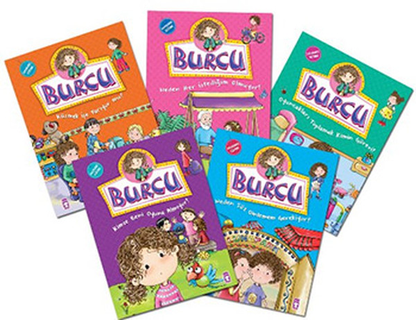 Burcu ve Ailesi - Hikayelerle Davranış Eğitim Seti - 5 Kitap Takım