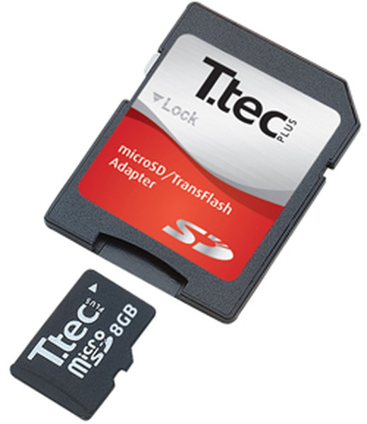 ttec 2HK0046 8Gb Micro Sd ttec Plus Hafıza Kartı (Mini Case Ve Sd Adaptör)