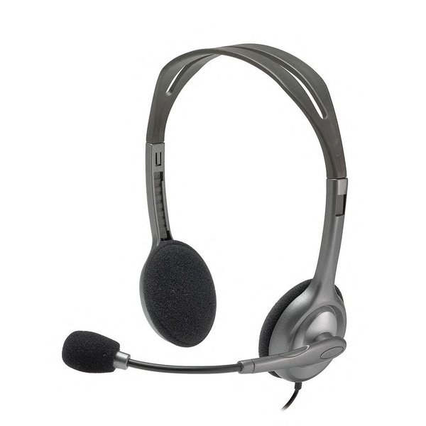 Logitech H110 Kablolu Stereo Kulaklık – Gri