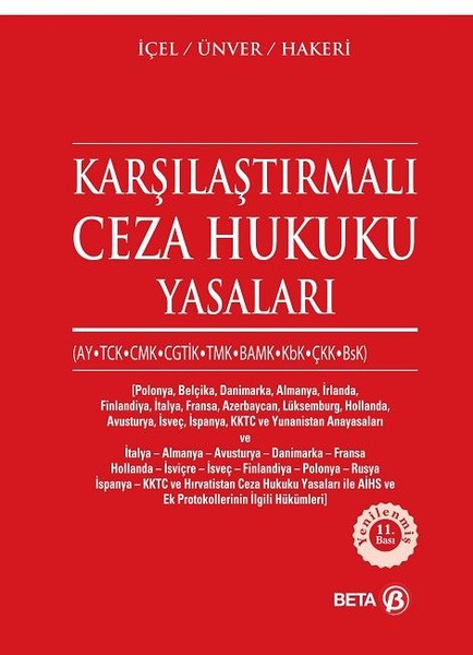 Karşılaştırmalı Ceza Hukuku Yasaları