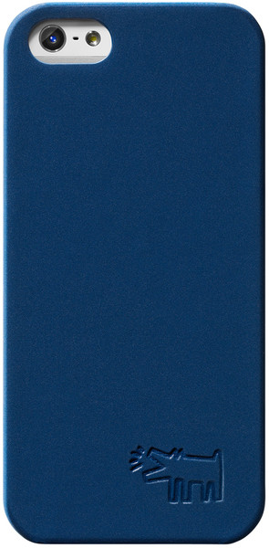 Case Scenerio Keith Haring iPhone 5 Embossed Kılıf Dog Blue KH-IPH5-DBLU