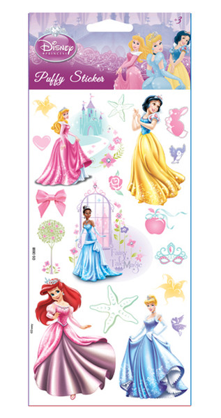 Prenses Puffy Sticker 12x29.5 cm DS-088