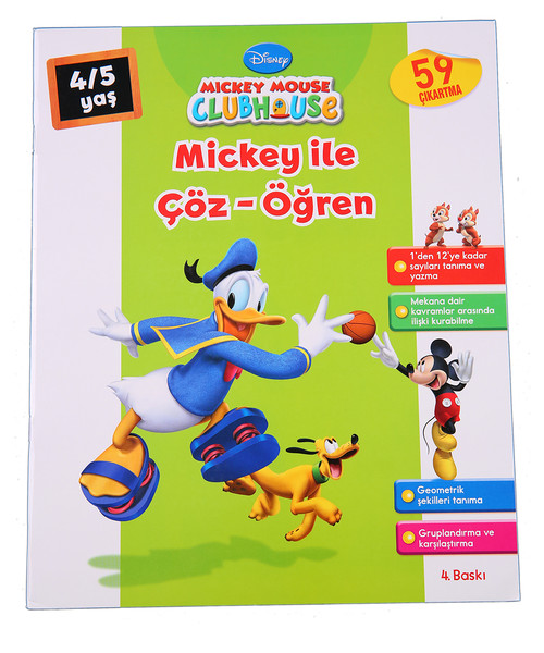 Mickey ile Çöz Öğren 4-5 Yaş