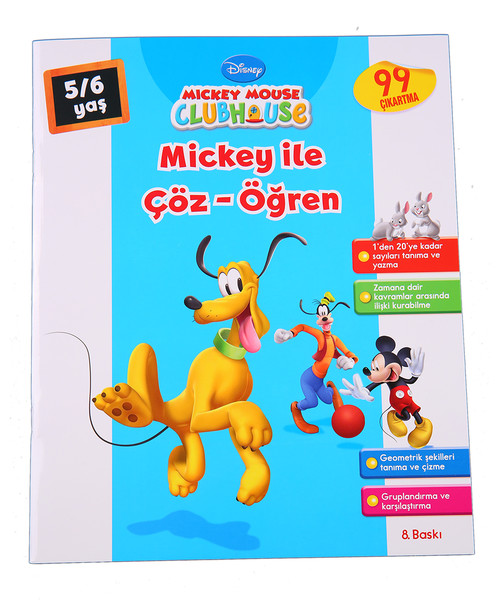 Mickey ile Çöz Öğren 5-6 Yaş