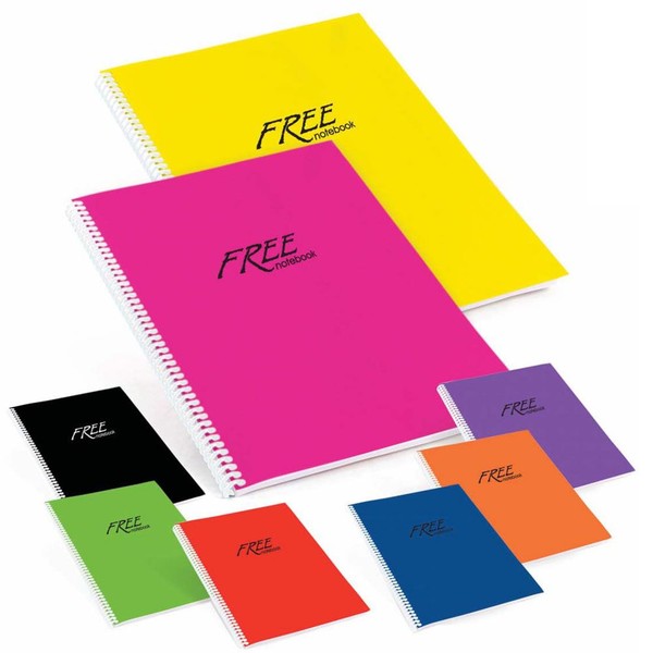 Keskin Free A4 Spiralli Pp Kapak Defter 60 Yaprak Kareli 320402-99