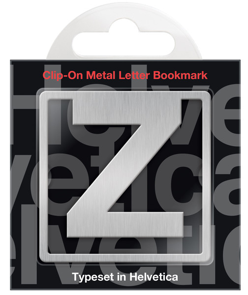 IF 92926 Helvetica Clip On Bookmarks Letter Z Kitap Ayracı