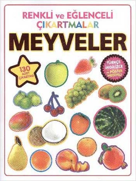 Renkli ve Eğlenceli Çıkartmalar - Meyveler