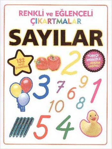 Renkli ve Eğlenceli Çıkartmalar - Sayılar