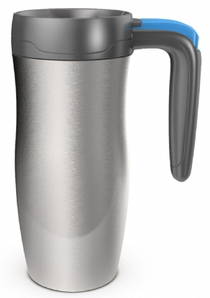 Contigo Autoseal Vacuum İnsulated Stainless Steel Mugs With Handle Randolph Paslanmaz Çelik/Gri/Mavi