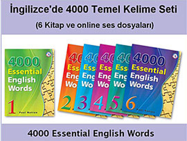 İngilizce'de 4000 Temel Kelime Seti