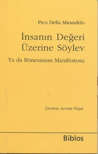 İnsanın Değeri Üzerine Söylev