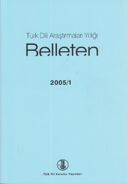 Türk Dili Araştırmaları Yıllığı - Belleten 2005 / 1