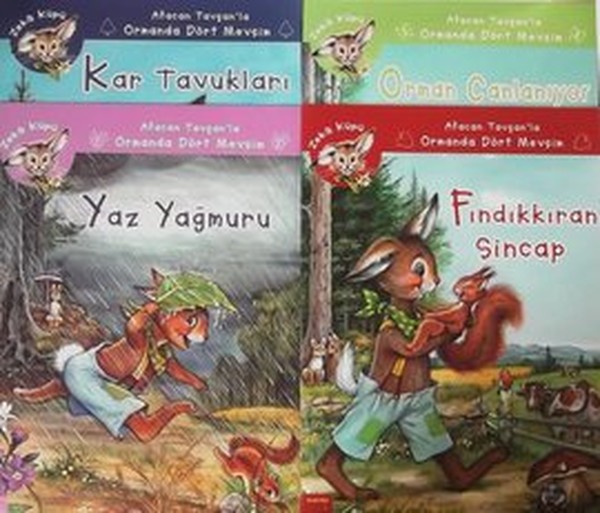 Afacan Tavşanla Dört Mevsim (4 Kitap Takım)