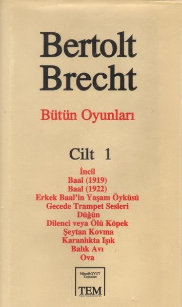 Bütün Oyunları Cilt: 1