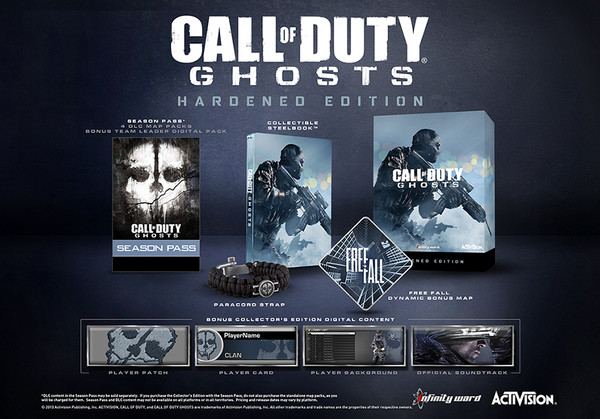 Call of duty ghosts hardened edition что входит