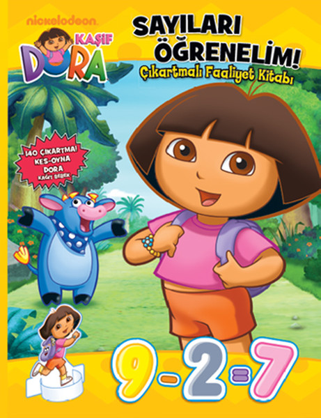 Dora Sayıları Öğrenelim- Çıkartmalı Faaliyet Kitabı