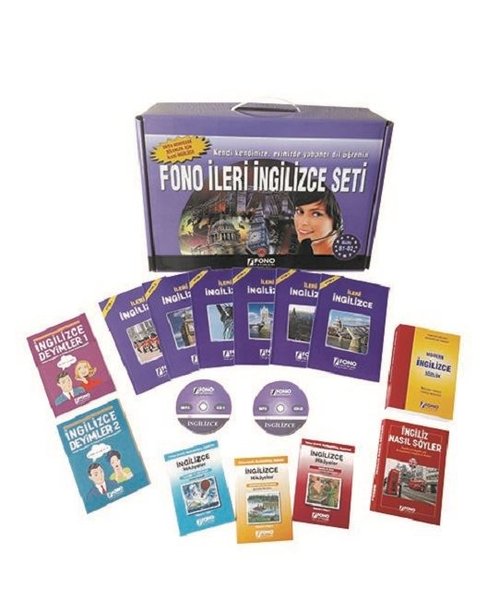 Fono İleri İngilizce Seti (12 Kitap + 6 Cd)
