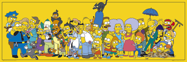 The Simpsons Stars Door Poster DP0061