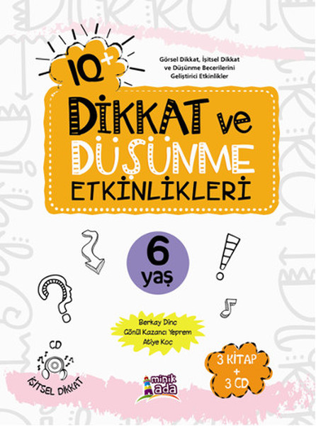 IQ+ Dikkat ve Düşünme Etkinlikleri 6 Yaş