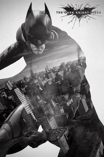 Pyramid International Maxi Poster - The Dark Knight Rises City Silho