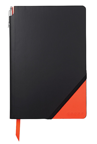 Cross Jotzone Large Siyah Turuncu Defter