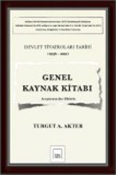 Genel Kaynak Kitabı