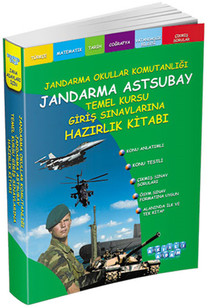 Jandarma Astsubay Temel Kursu Giriş Sınavlarına Hazırlık Kitabı
