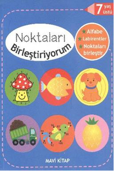 Noktaları Birleştiriyorum Mavi Kitap - 7 Yaş Üstü