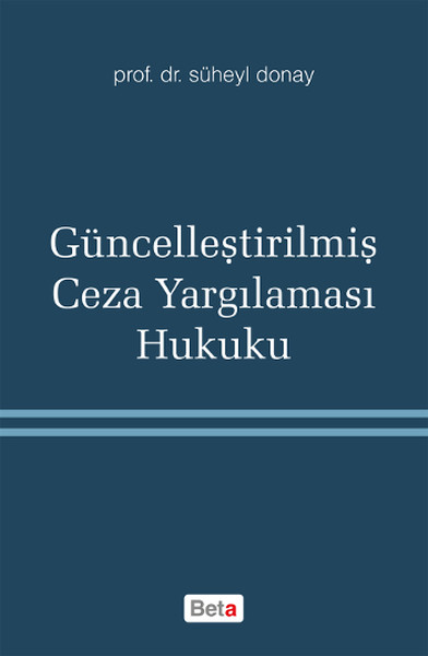 Güncelleştirilmiş Ceza Yargılaması Hukuku