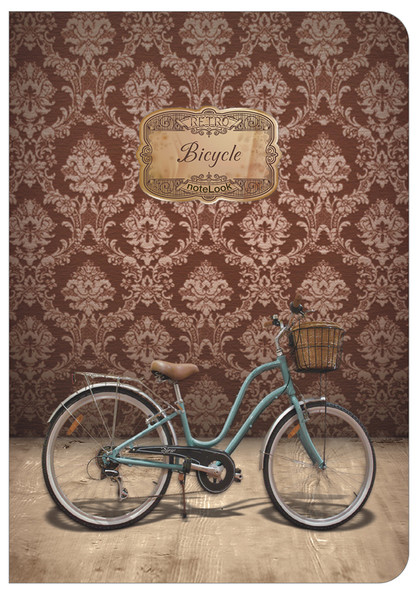 Notelook Retro Bicycle B5 Çizgili Defter