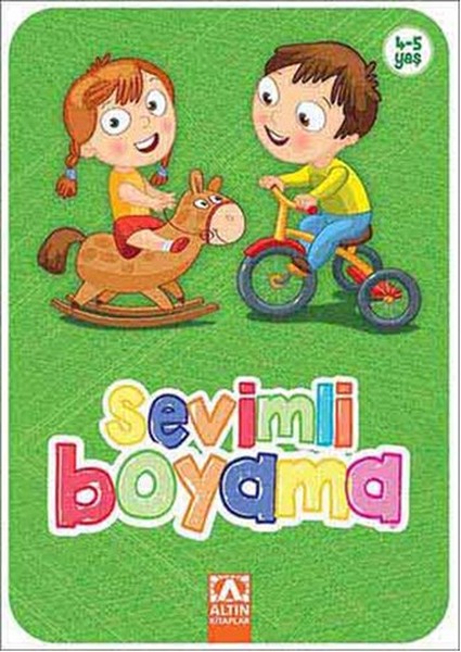 Sevimli Boyama - Yeşil