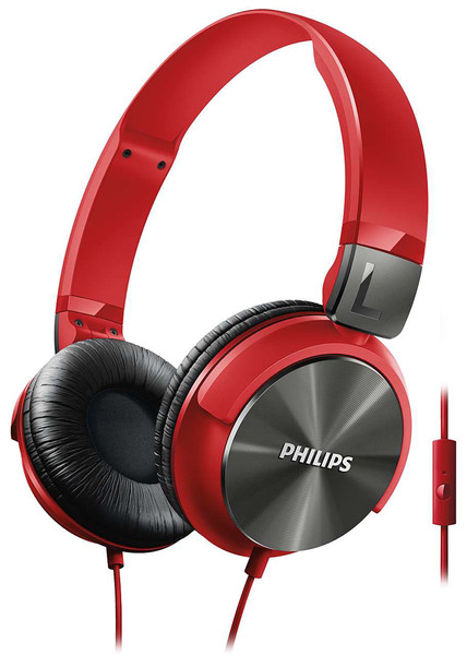 Philips SHL3165RD Kulaküstü Kulaklik / Mik / Kirmizi