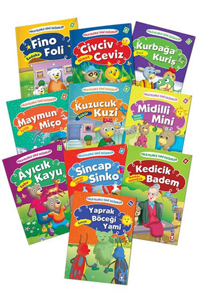 Hikyelerle Dini Değerler Seti - 10 Kitap Takım