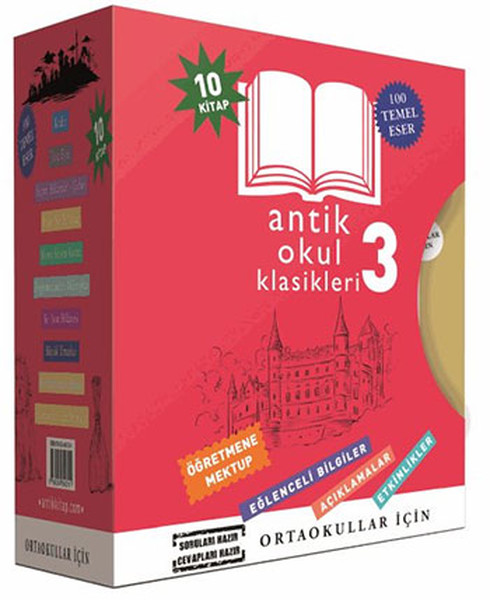 Antik Okul Klasikleri Set 3 Kitap Takım