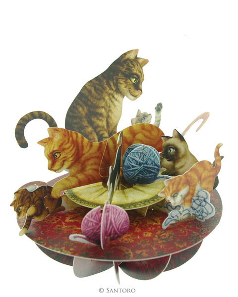 Santoro Gc - Pirouettes - Cat And Kittens Ps014