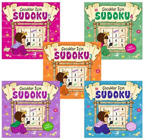 Çocuklar İçin Sudoku Seti - 5 Kitap Takım