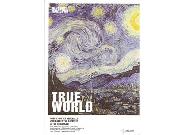 Vintage Label A5 Van-Gogh True World 1687