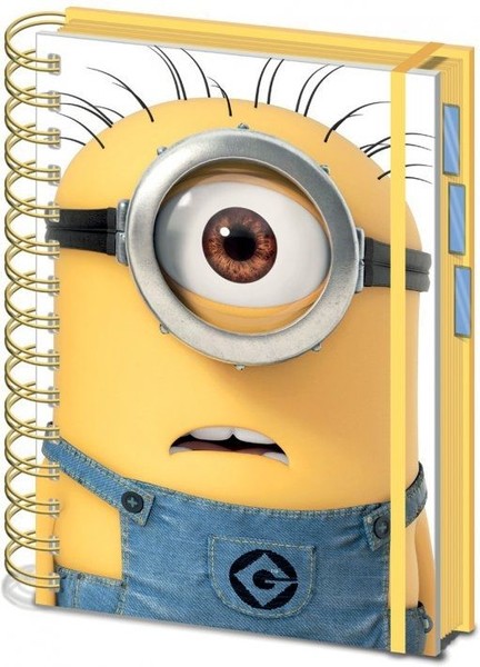 Minions (Minyonlar) Despicable Me (Shocked Minion) A5 Proje Defteri Sr71860