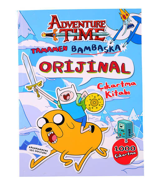 Adventure Time - Tamamen Bambaşka Orijinal Çıkartma Kitabı