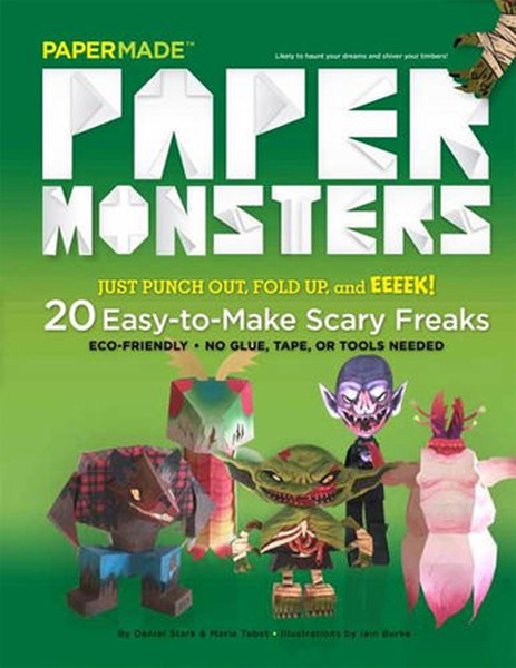little halloween paper monsters
