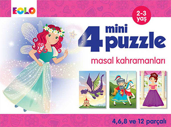 4 Mini Puzzle - Masal Kahramanları