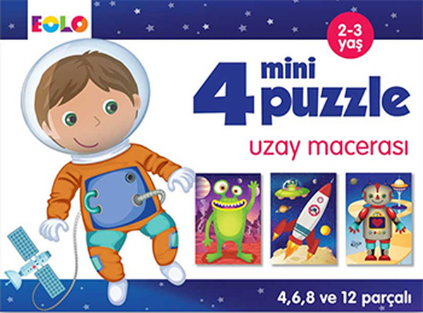 4 Mini Puzzle - Uzay Macerası