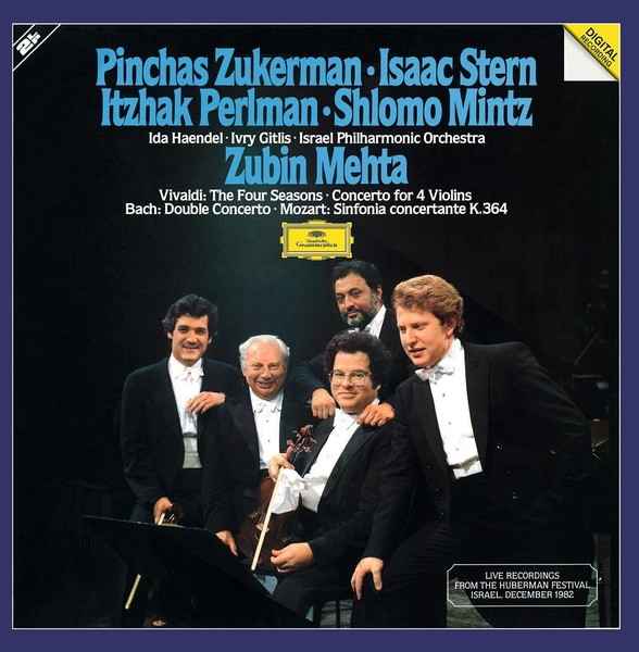 Vivaldi: The Four Seasons / Bach / Mozart Itzhak Perlman  Shlomo Mintz... 180 Gr.