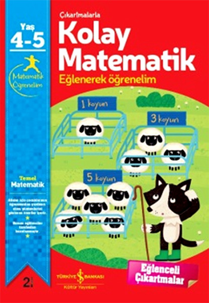 Çıkartmalarla Kolay Matematik Eğlenerek Öğrenelim 4-5 Yaş