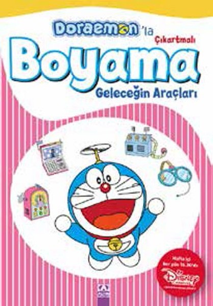 Doraemon'la Çıkartmalı Boyama Geleceğin Araçları